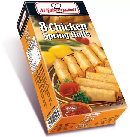 8 Chicken Spring Rolls 20*280gm AlKabeer