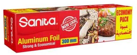 Aluminium Foil 6*30cm*85Mtr Sanita