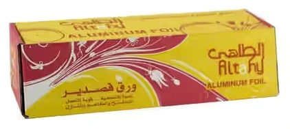 رقائق ألومنيوم كبيرة الحجم 6 * 150  متر * 45  سم