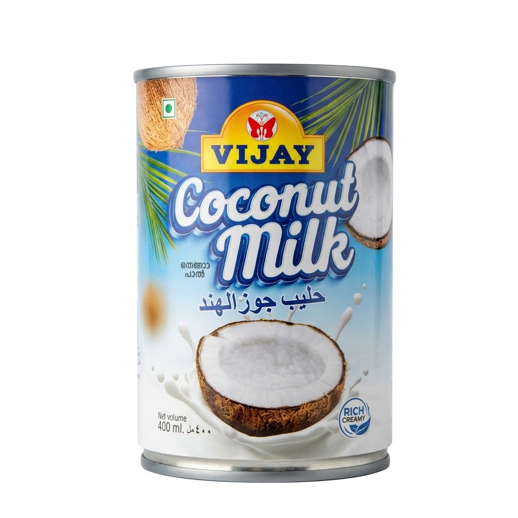 Vijay/Gloria Coconut Milk Can 24*400ml
