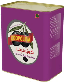 زيتون أسود كامل 2 * 5  كجم كوبوليفا