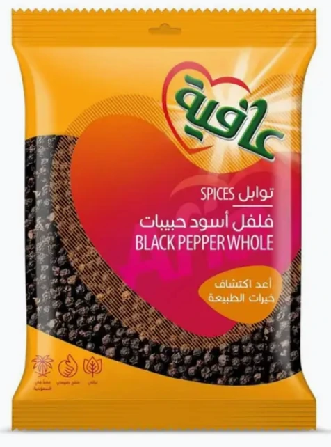 Black Pepper Whole 12*100gm Afia
