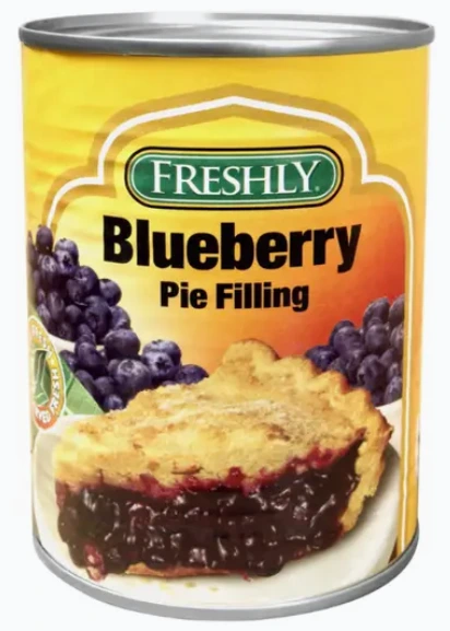 Blueberry Pie Filling 12*595gm(21oz) Freshly