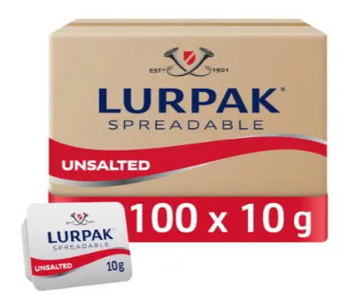Lurpak Spreadable Butter Portion 100*10/8g