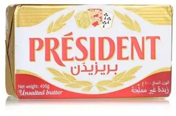 Butter Unsalted 20*400gm President