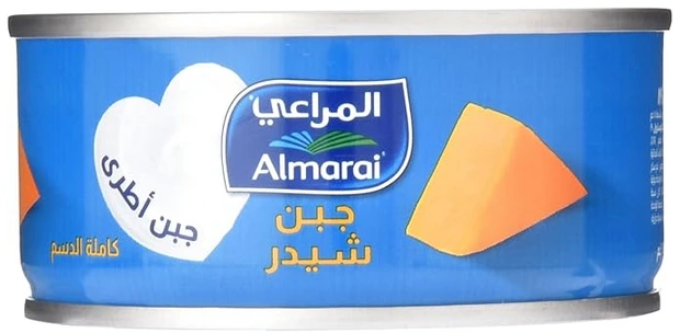 علبة جبنة شيدر من المراعي، 24  علبة * 113  غرام