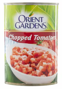 Chopped Tomatoes 24*400gm Orient Garden