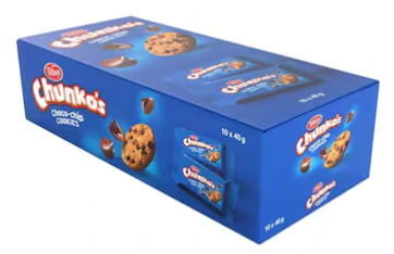 Chunko Choco Chips 6*(12+2)*40gm Tiffany