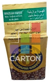 Coffee Bayouni (Brazilian Medium Turkish W/Cardamom) 12*200gm