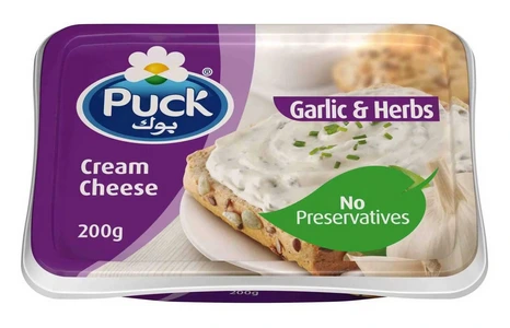 Cream Cheese Garlic & Herbs 20*200gm Puck