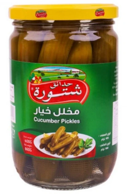 مخلل خيار 12 * 370 جم من شتورة جاردن