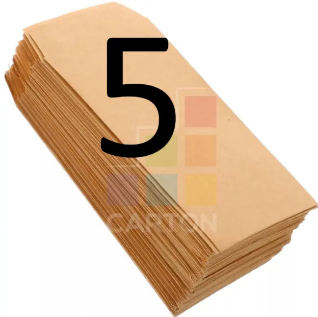 ظرف بني رقم 5، 1*4  كجم