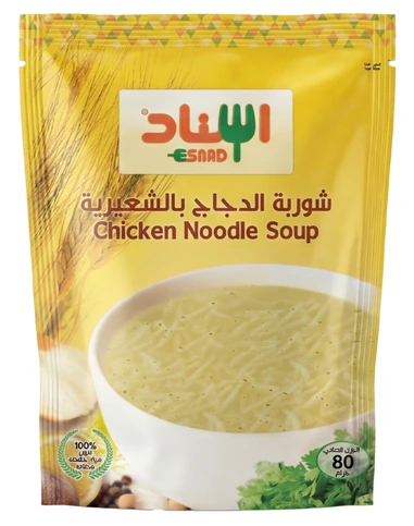 شوربة نودلز الدجاج من إسناد 4 * 12 * 80 جم