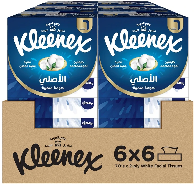Facial Tissue 6*(6*70's) Kleenex