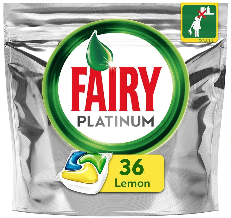 Fairy Platinum Dishwasher 36 Capsule 5*536gm