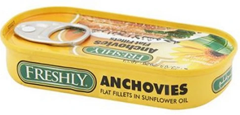 Flat Fillets Anchovies 50*50gm Freshly