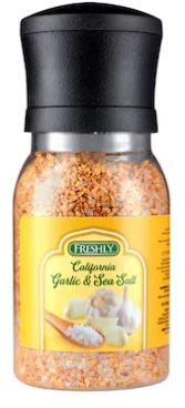 Freshly California Garlic & Sea Salt With Grinder 6*8.8oz (249gm)