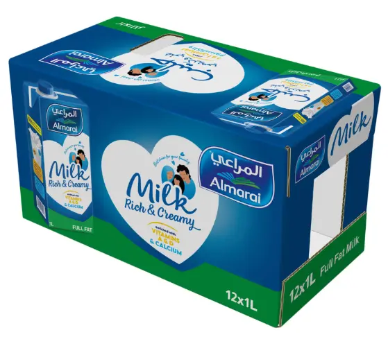 حليب المراعي كامل الدسم 12 * 1  لتر