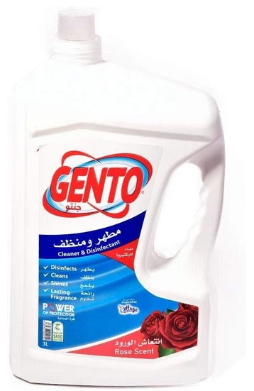 Gento Disinfectant Rose 6*3Ltr
