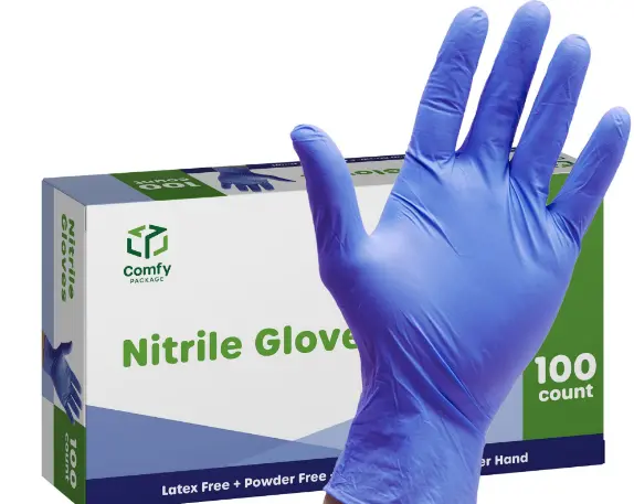 Gloves Blue Medium/Large 10*70Pcs QS