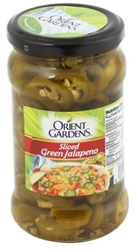 Green JalaPeno Sliced 12*290gm Orient Gardens