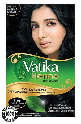 Hair Color (Black Henna) 24*60gm Vatika