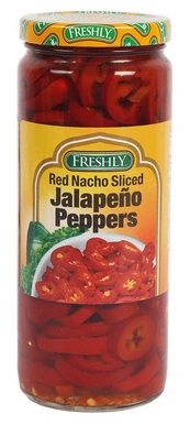 Jalapeno Sliced Red 12*16oz (453gm) Freshly