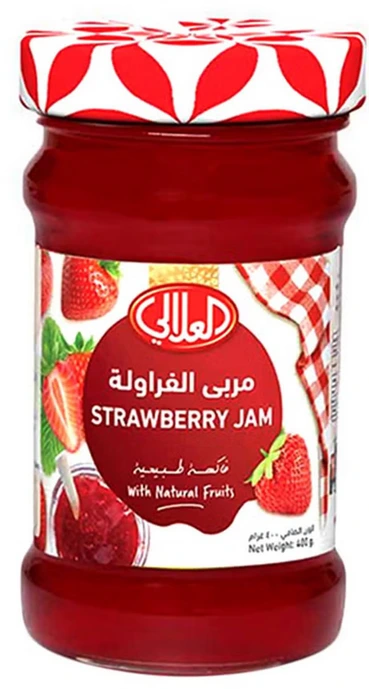 مربى العلالي 12*400  جرام فراولة