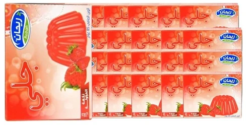 جيلي ريحان فراولة 12*6*85جم