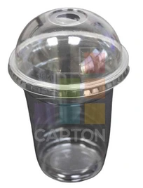 Juice Glass Clear With Lid 20*50Pcs 16oz