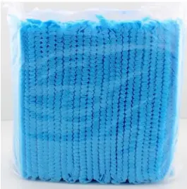 Nurse Cap White/Blue 10*100pcs