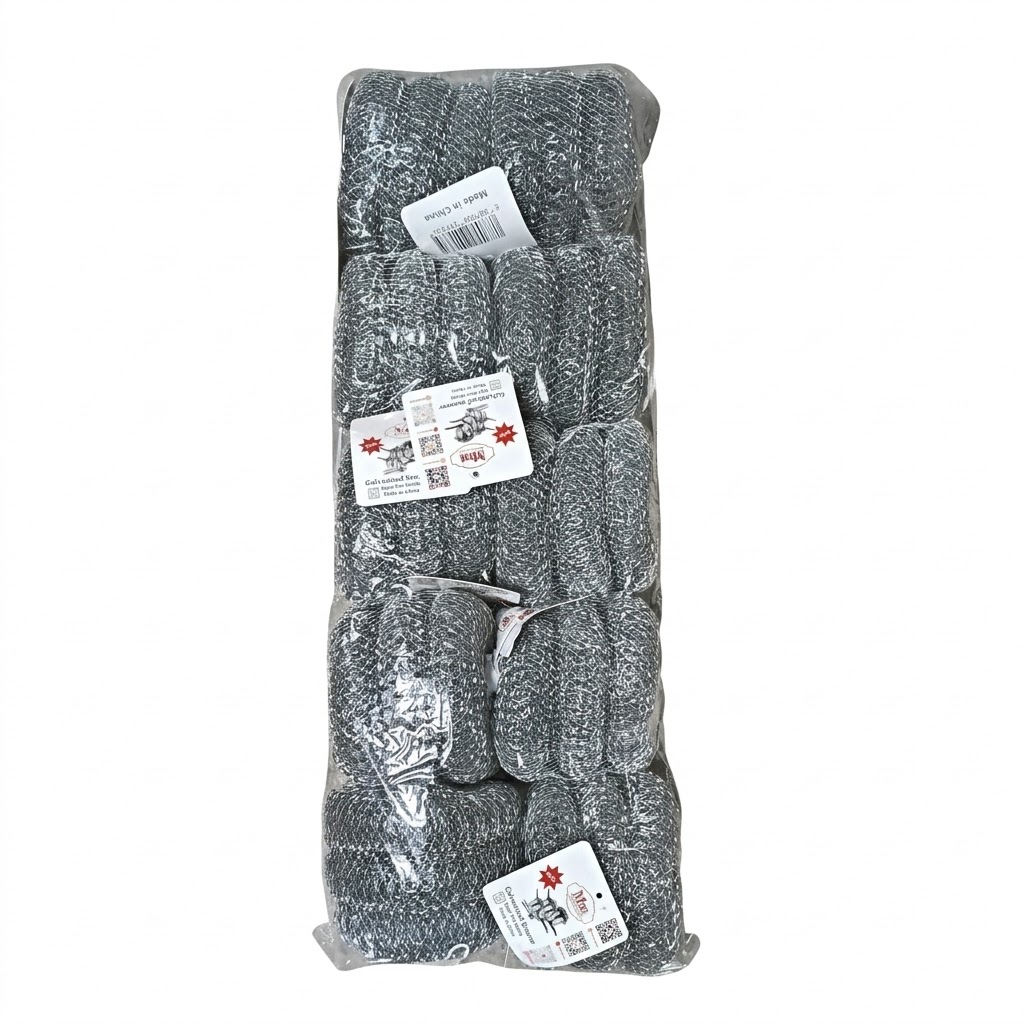 Steel Wool Hand Scrubber 12*10*3Pcs