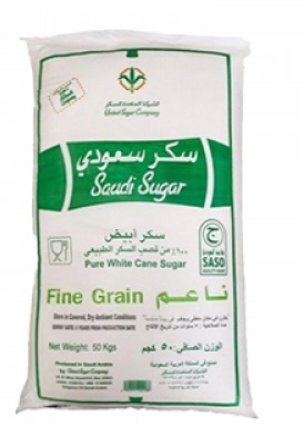 سكر سعودي أبيض ناعم 50كجم