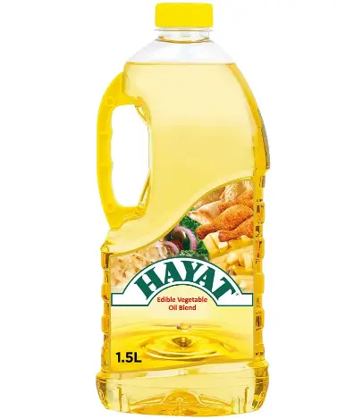 زيت نباتي من حياة، 6  عبوات * 1.5  لتر