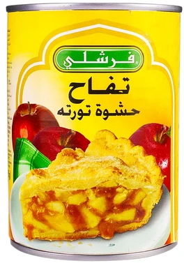 حشوة فطيرة التفاح الطازجة 12 * 595 غرام