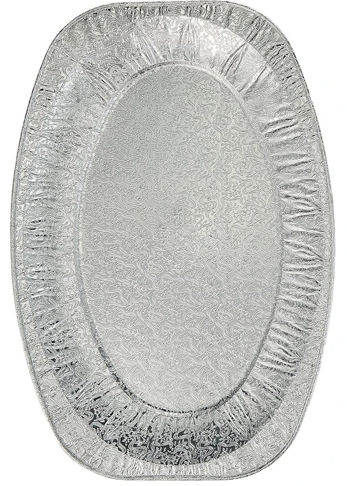 Golden Aluminium Tray (Medium) 6586 10*5Pcs