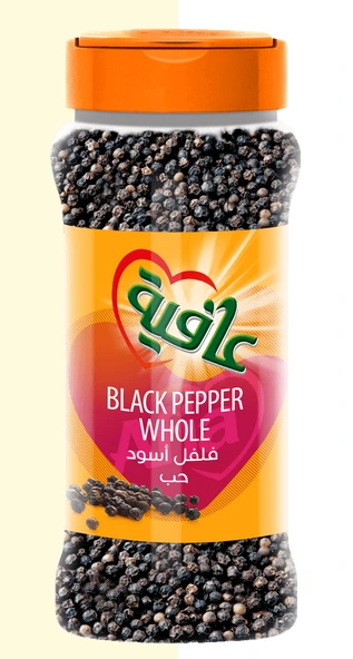 فلفل أسود كامل من أفيا 12  عبوة × 170  غرام
