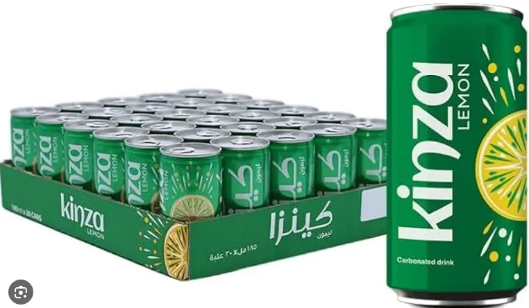 مشروب كينزا بالليمون 30 * 185  مل