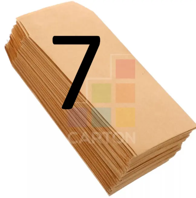 ظرف بني رقم 7، 1*4 كجم