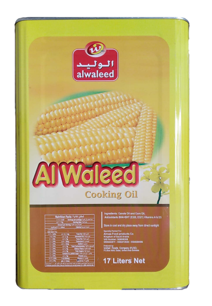زيت الذرة النقي الوليد 17  لتر