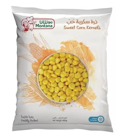 حبوب ذرة مونتانا الحلوة 20 * 400  غرام