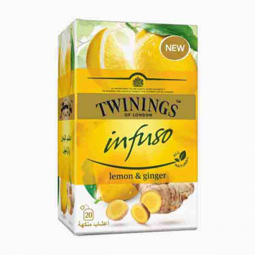 Twinings Geen Tea Ginger & lime 6*20tb