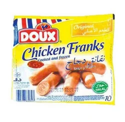 10 Chicken Franks 24*400gm Doux
