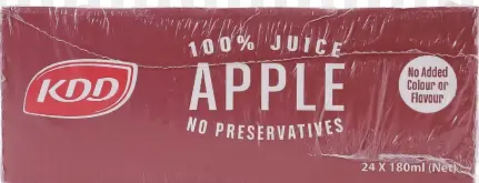 Juice Kdd Apple 24*180ml