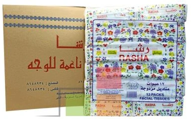 Facial Tissue 5*12*200 Sheet Rasha