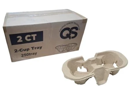 2 Cup Holder Tray - QS  2*125pcs