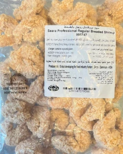 Breaded Shrimps 10*1Kg Seara