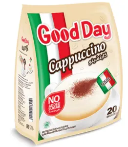 Gooddy Cappuccino ⭐ No Sugar ⭐ 12*(20*13gm Sachets)