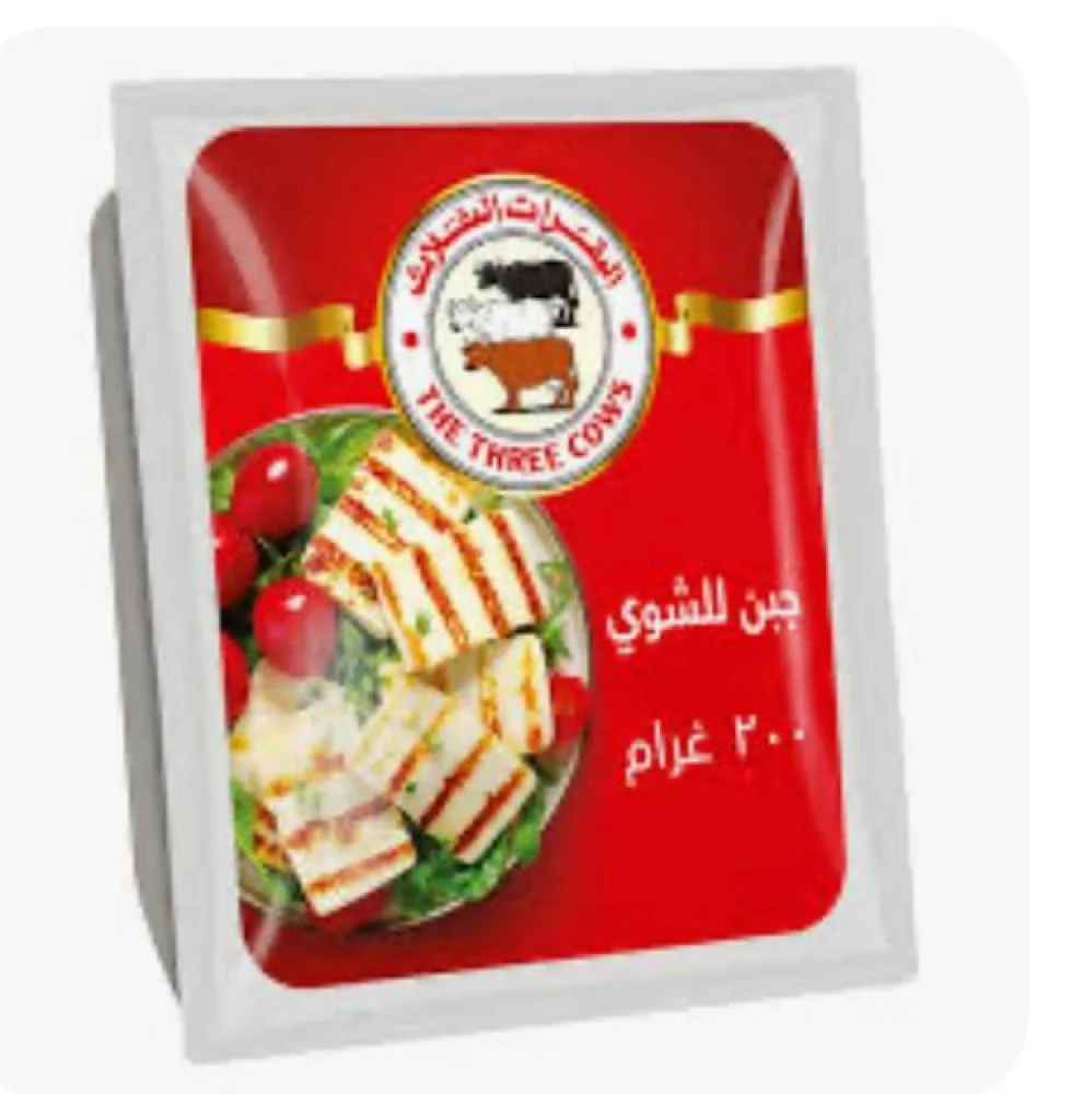 جبنة حلومي من ثري كاو، 24 قطعة * 200 غرام