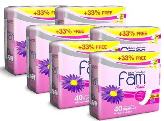 Fam Maxi Comfort 6*40Pcs